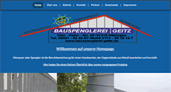 Desktop Screenshot of bauspenglerei-geitz.de